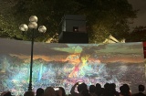 Trình chiếu bức tranh 3D về Chiến dịch Điện Biên Phủ tại Tượng đài Cảm tử Hà Nội