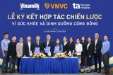 Vinamilk kí hợp tác chiến lược cùng VNVC, Bệnh viện Tâm Anh để chăm sóc sức khoẻ cộng đồng