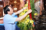 Đoàn Bộ Lao động – Thương binh và Xã hội viếng Đền thờ Bác Hồ tại Quảng Bình