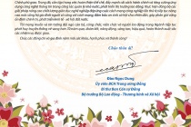 Happy New Year letter from Minister Dao Ngoc Dung