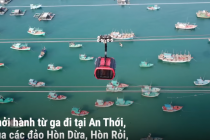 Vẻ đẹp mê hồn của Nam Phú Quốc nhìn từ cabin cáp treo Hòn Thơm