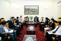 Thứ trưởng Doãn Mậu Diệp tiếp Phó Chủ tịch Cơ quan Phát triển nguồn nhân lực Hàn Quốc