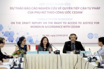 Hội thảo tham vấn dự thảo báo cáo nghiên cứu về quyền tiếp cận tư pháp của phụ nữ theo công ước CEDAW