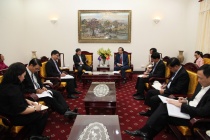 Bộ trưởng Đào Ngọc Dung tiếp Tổng Thư ký ASEAN