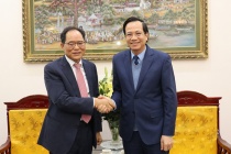Minister Dao Ngoc Dung received the Korean Ambassador 