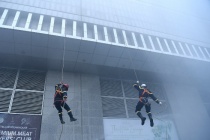 Hàng trăm người tham gia diễn tập phòng cháy chữa cháy tại tòa nhà cao nhất Hà Nội