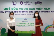 Vinamilk & Quỹ sữa vươn cao Việt Nam trao tặng 1,7 triệu hộp sữa cho trẻ em có hoàn cảnh khó khăn trong dịch Covid -19