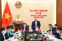 Politburo member, Secretary of the Party Central Committee Nguyen Hoa Binh worked with MoLISA