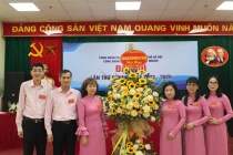 Công đoàn bộ phận Hội sở Chi nhánh NHCSXH thành phố Hà Nội  tổ chức thành công Đại hội lần thứ IV