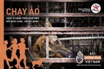 Phát động giải chạy trực tuyến nhằm chấm dứt tình trạng buôn bán thịt chó, mèo   