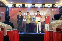 Lễ mừng công Đội tuyển golf quốc gia giành huy chương tại SEA Games 32