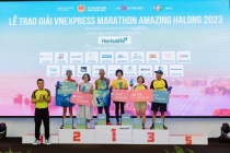 Herbalife Việt Nam đồng hành cùng giải chạy VnExpress Marathon Amazing Hạ Long 2023