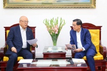 Thứ trưởng Nguyễn Bá Hoan tiếp Cố vấn đặc biệt Liên minh Nghị sỹ hữu nghị Nhật - Việt