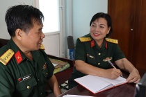 Cô giáo “hai giỏi” trong nhà trường quân đội
