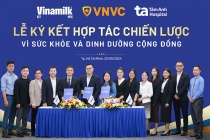 Vinamilk kí hợp tác chiến lược cùng VNVC, Bệnh viện Tâm Anh để chăm sóc sức khoẻ cộng đồng