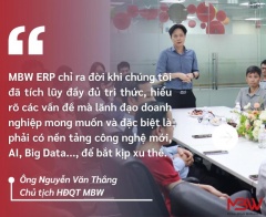 MBW ERP- Giải pháp chuyên sâu, toàn diện trong lĩnh vực phân phối ở Việt Nam
