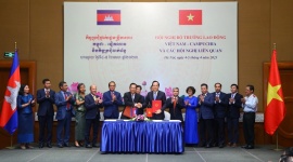 Việt Nam - Campuchia tăng cường hợp tác lao động và đào tạo nghề