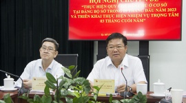 Đảng ủy Sở LĐ-TB&XH TP.HCM tổ chức Hội nghị chuyên đề về thực hiện Quy chế dân chủ ở cơ sở
