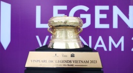 Cận cảnh chiếc Cúp độc đáo của Vinpearl DIC Legends Vietnam 2023