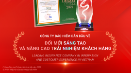 Generali Việt Nam nhận Danh hiệu dẫn đầu về đổi mới sáng tạo và trải nghiệm khách hàng