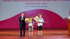 Hà Nội trao giải Olympic Tiếng Anh cho 377 học sinh xuất sắc