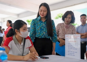 2.140 chỉ tiêu tuyển dụng, tuyển sinh tại Phiên giao dịch việc làm lưu động quận Ba Đình năm 2024