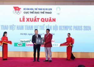 Herbalife Việt Nam đồng hành tổ chức lễ xuất quân Đoàn Thể thao Việt Nam tham dự Olympic Paris