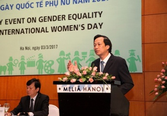 Policy event on gender equality on occasion of International Women’s Day 2017 in Hanoi