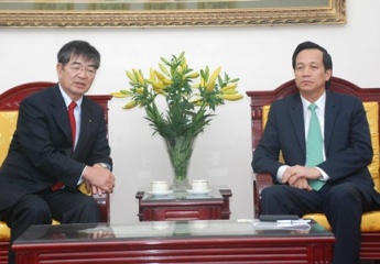 Minister Dao Ngoc Dung welcomed the President of IM Japan 