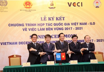 Ký kết hợp tác Quốc gia Việt Nam – ILO về Việc làm bền vững 