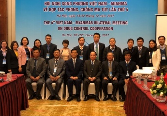 Việt Nam- Myanmar đẩy mạnh hợp tác phòng, chống ma túy