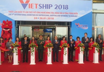 Khai mạc Triển lãm quốc tế lần thứ 9 về đóng tàu, hàng hải và công trình biển - Vietship 2018