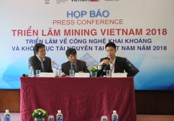 Mining Vietnam 2018 qui tụ hàng trăm đơn vị cung ứng  thiết bị, máy móc, dịch vụ trong nước và quốc tế