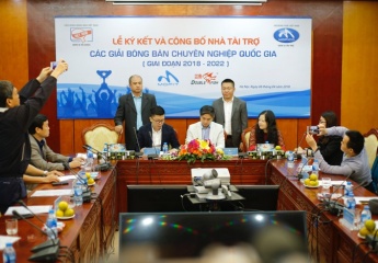 Công bố nhà tài trợ mới của Liên đoàn bóng bàn Việt Nam