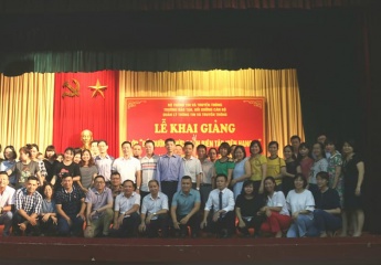 Khai giảng lớp “Bồi dưỡng chức danh Biên tập viên hạng III” K10-BTVIII.02. ĐT năm 2018 tại Hà Nội