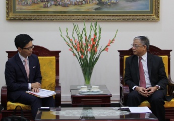 Deputy Minister Doan Mau Diep welcomed Japanese Ambassador in Vietnam