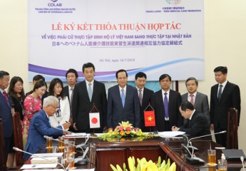 Ký kết thỏa thuận hợp tác phái cử thực tập sinh hộ lý Việt Nam sang Osaka (Nhật Bản)
