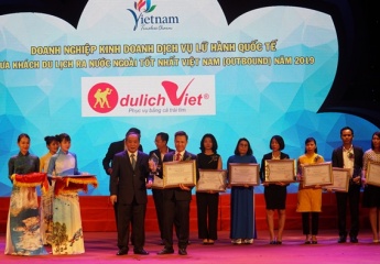 Công ty Du lịch Việt lần thứ 6 liên tiếp được tôn vinh tại giải thưởng Du lịch Việt Nam