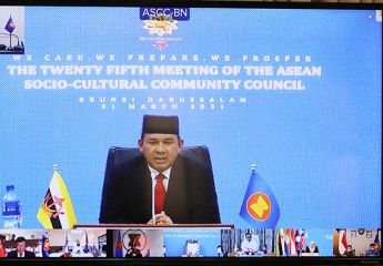 ASEAN Socio-Cultural Community Council expresses strong support for Brunei Darussalam’s 2021 priorities
