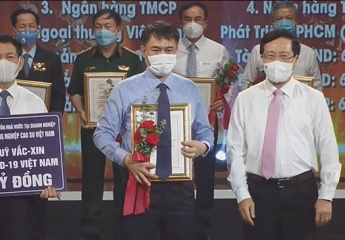 Tập đoàn Đoàn Công nghiệp Cao su Việt Nam  ủng hộ Quỹ Vaccine phòng chống Covid-19 200 tỷ đồng