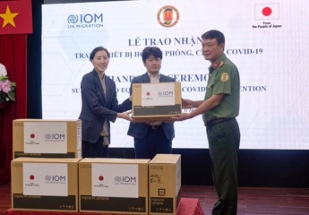 IOM hỗ trợ 1,6 triệu USD trang thiết bị chống dịch Covid-19 cho một số sân bay quốc tế của Việt Nam
