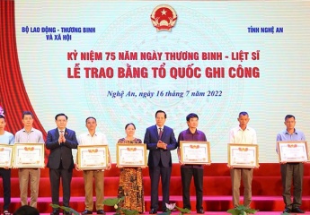 War martyrs' families to be honoured in Nghe An province