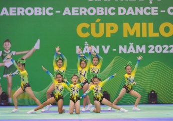 Giải thể dục Aerobic – Aerobic Dance – Cheer Dance – Cúp Nestlé MILO lần V năm 2022