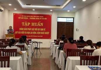 Ninh Thuận tăng cường tuyên truyền chính sách pháp luật quy định về Quỹ Bảo hiểm tai nạn lao động, bệnh nghề nghiệp