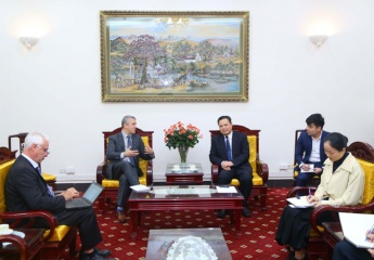 MoLISA Deputy Minister Le Van Thanh received the Belgian Ambassador