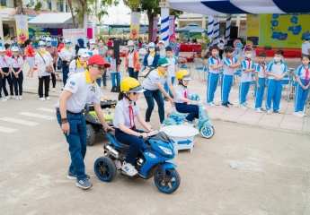 Rộn ràng Ngày hội An toàn giao thông tại tỉnh Quảng Ngãi