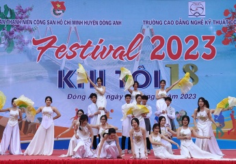 Festival “Khi tôi 18” của các cơ sở giáo dục nghề nghiệp Đông Anh (Hà Nội)