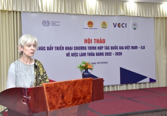 Triển khai chương trình hợp tác quốc gia Việt Nam - ILO về Việc làm thỏa đáng 2022 - 2026 