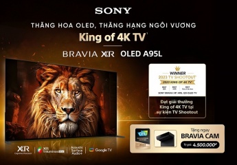 Sony BRAVIA XR OLED A95L chính thức có mặt tại Việt Nam