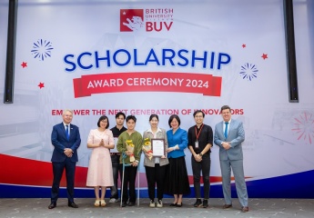 Trường Đại học Anh Quốc Việt Nam (BUV) trao nhiều suất học bổng 100% cho những học sinh tài năng 